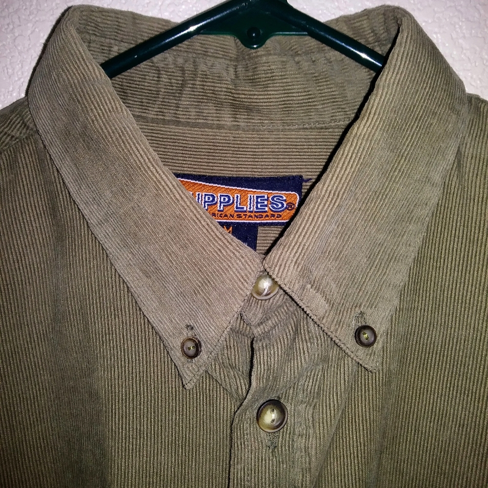 Supplies Men's long sleeves Corduroy shirt